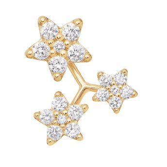 Ole Lynggaard Triple Shooting Stars Stud Earring