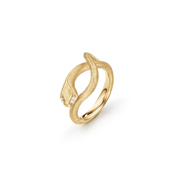 Ole Lynggaard Gold Snakes Ring Small