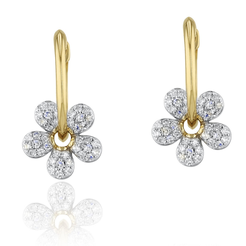 Phillips House Forget-Me-Not Petite Pave Hoop