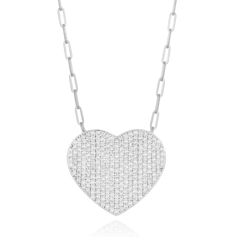 Phillips House White Gold Extra Large Infinity Heart Necklace