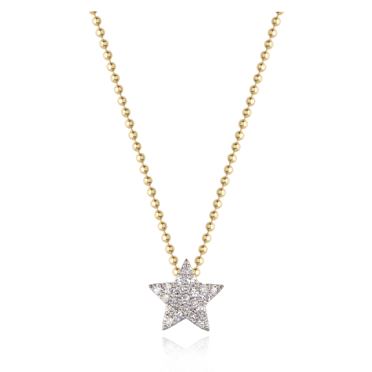 Phillips House Yellow Gold Mini Infinity Star Necklace