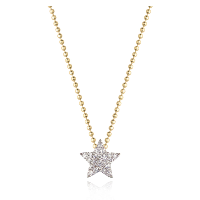 Phillips House Yellow Gold Mini Infinity Star Necklace