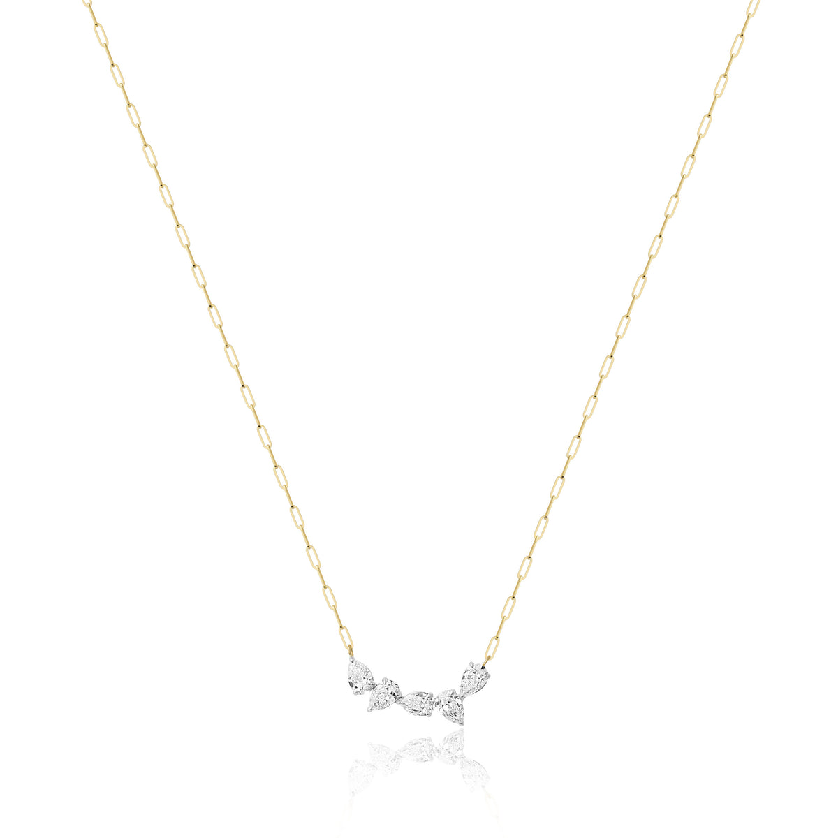 Phillips House Five Pear Diamond Necklace