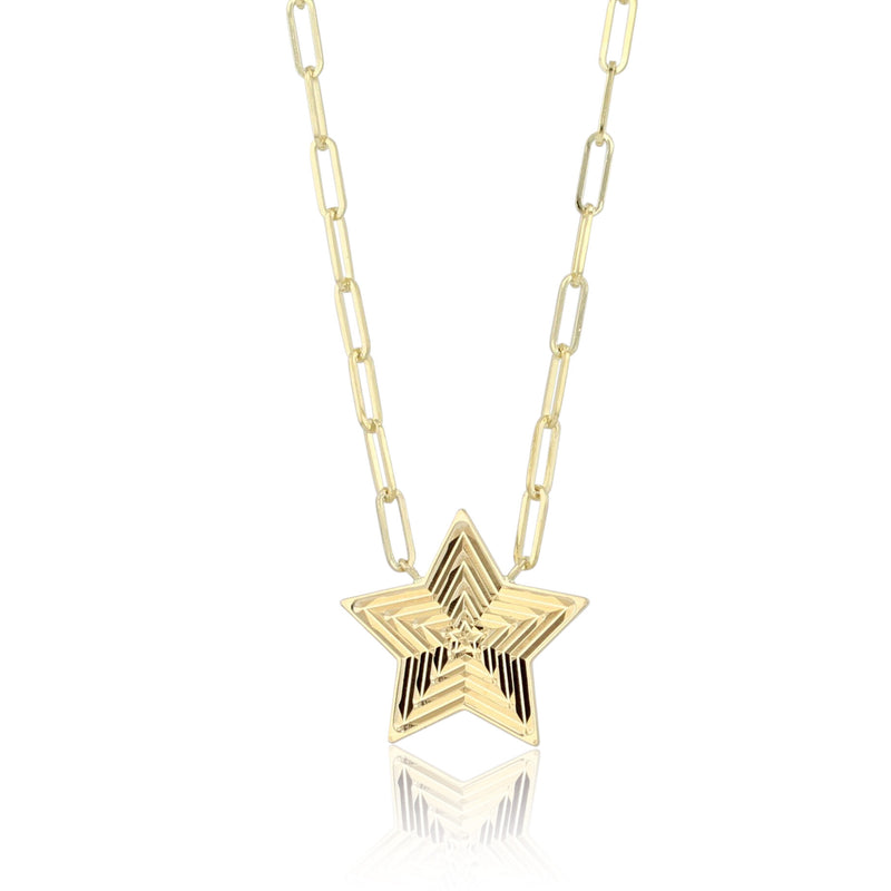 Phillips House Yellow Gold Aura Mini Star Necklace