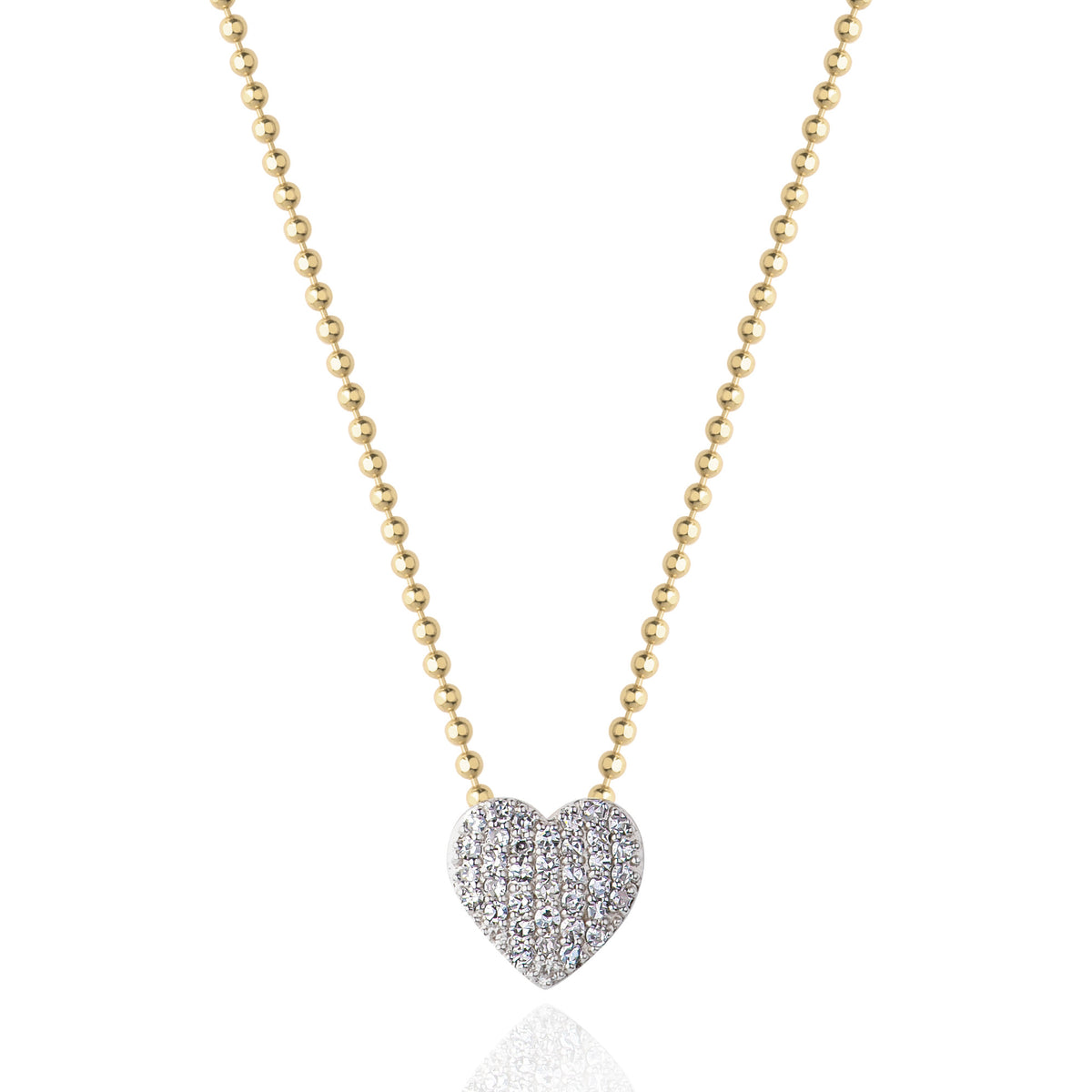 Phillips House Yellow Gold Micro Infinity Heart Necklace