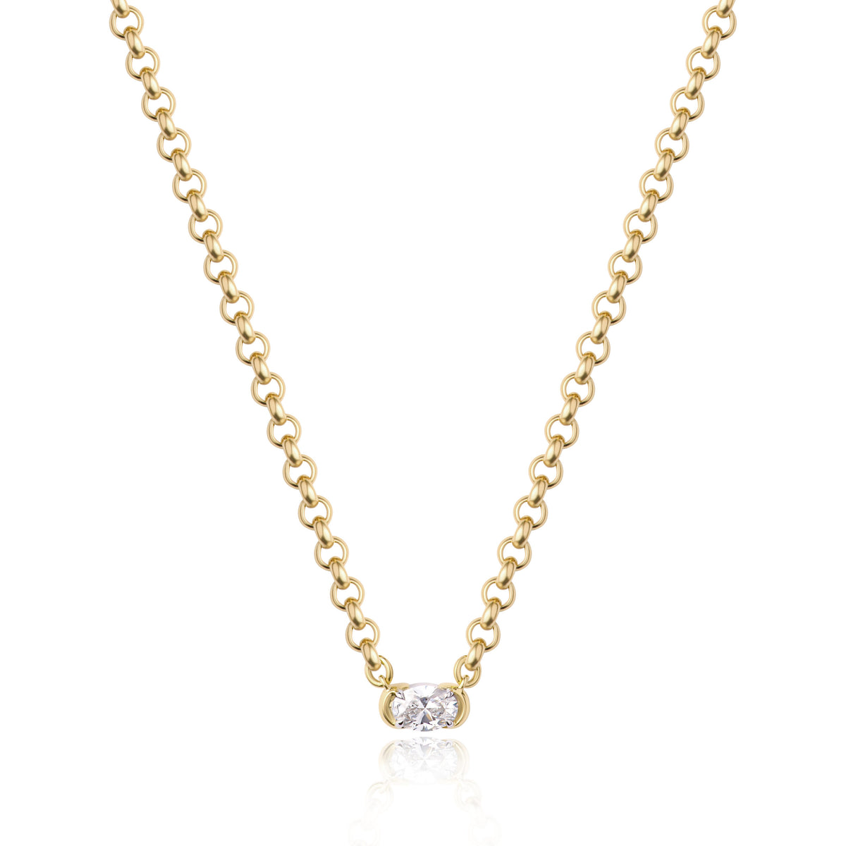 Phillips House Oval Cuddle Necklace