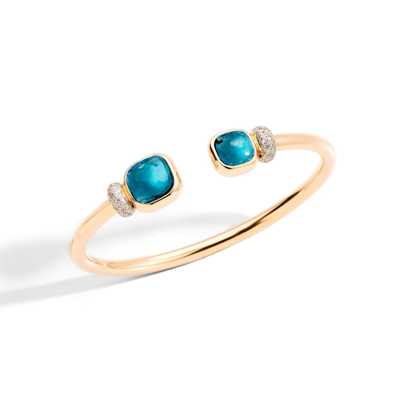 Pomellato Blue Topaz Nudo Bracelet