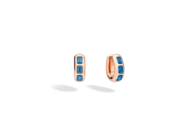 Pomellato London Blue Topaz Iconica Earrings