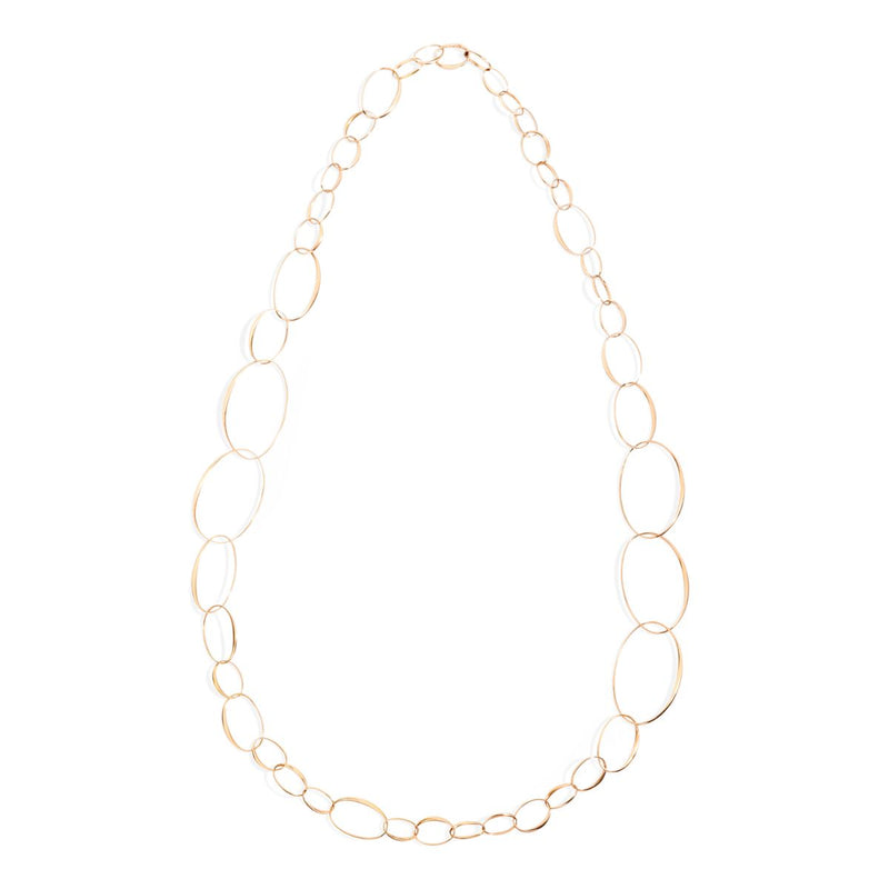 Pomellato Rose Gold Oval Link Necklace