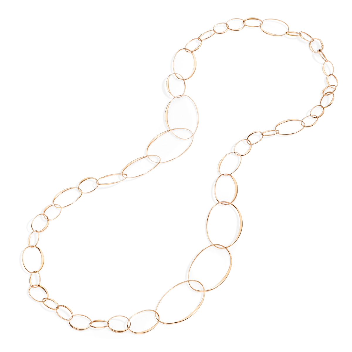 Pomellato Rose Gold Oval Link Necklace