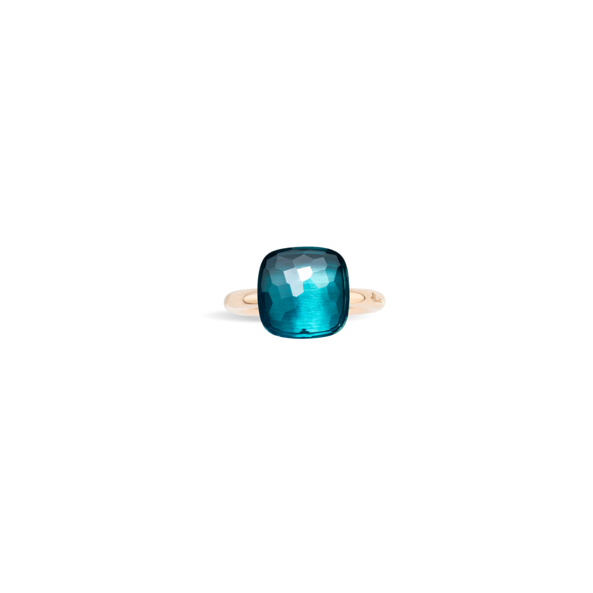 Pomellato Blue Topaz Nudo Classic Ring