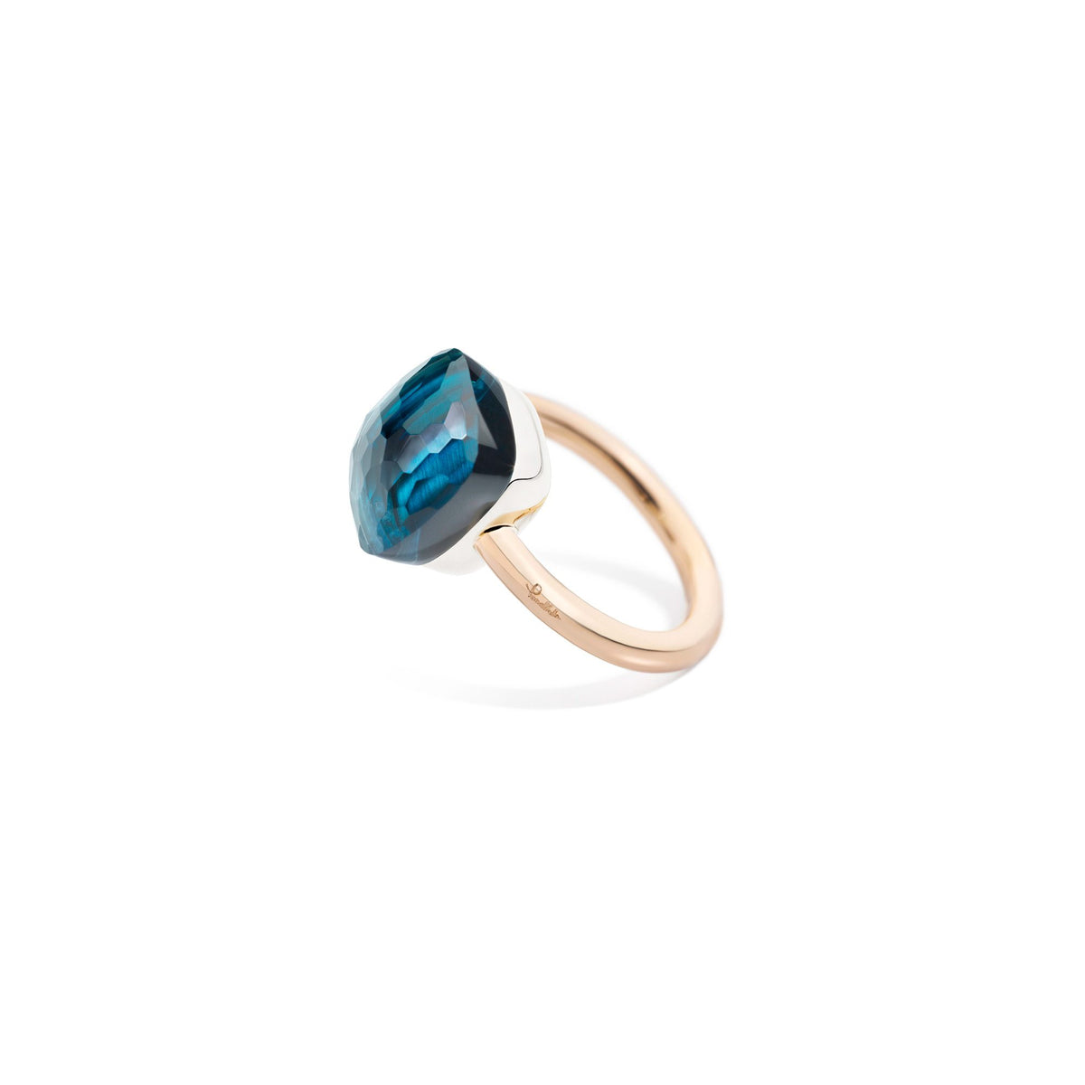 Pomellato Blue Topaz Nudo Maxi Ring