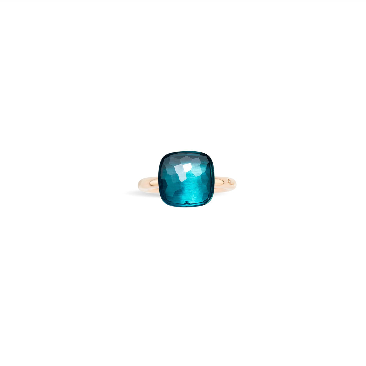 Pomellato Blue Topaz Nudo Maxi Ring