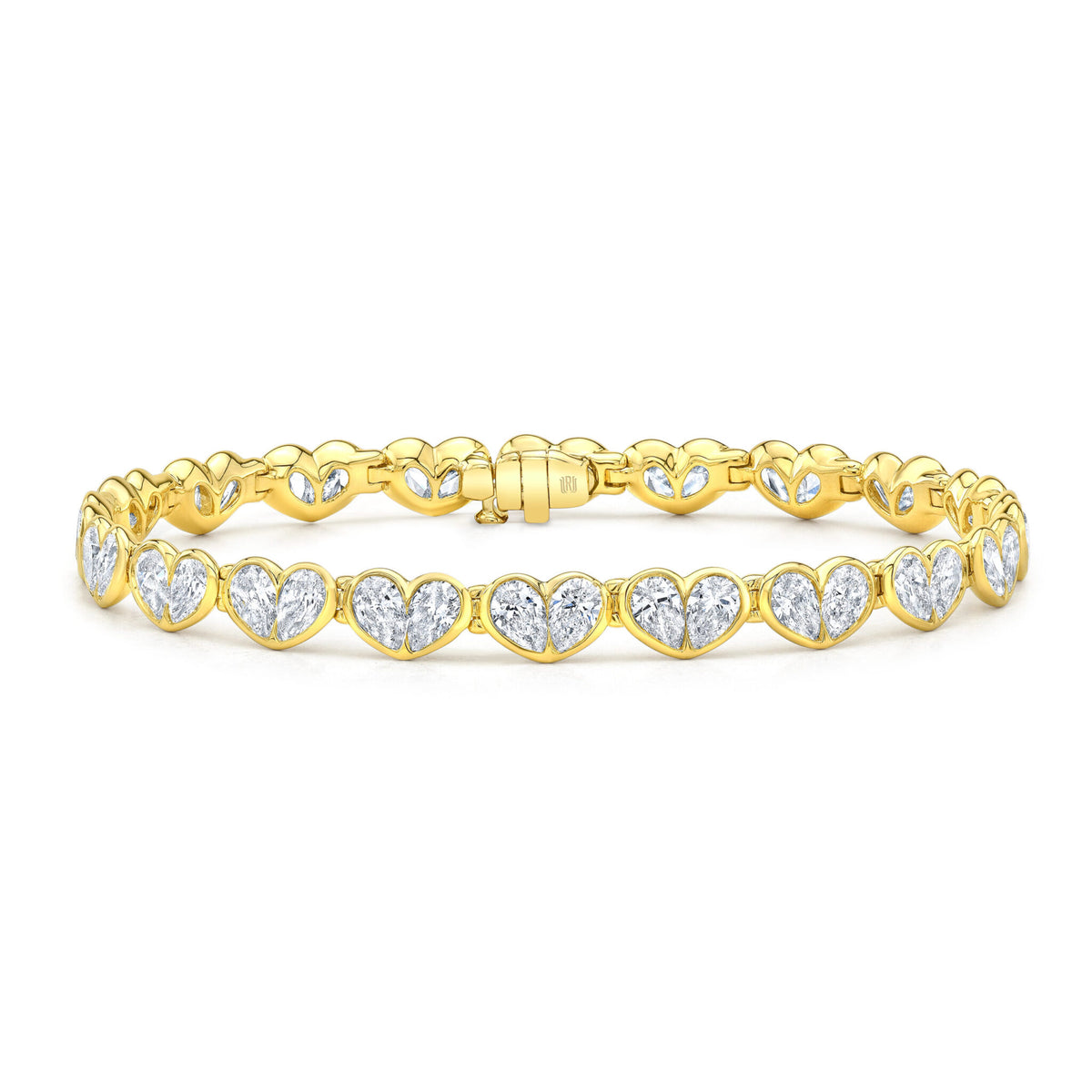 Rahaminov Diamonds Diamond Heart Buttercup Bracelet