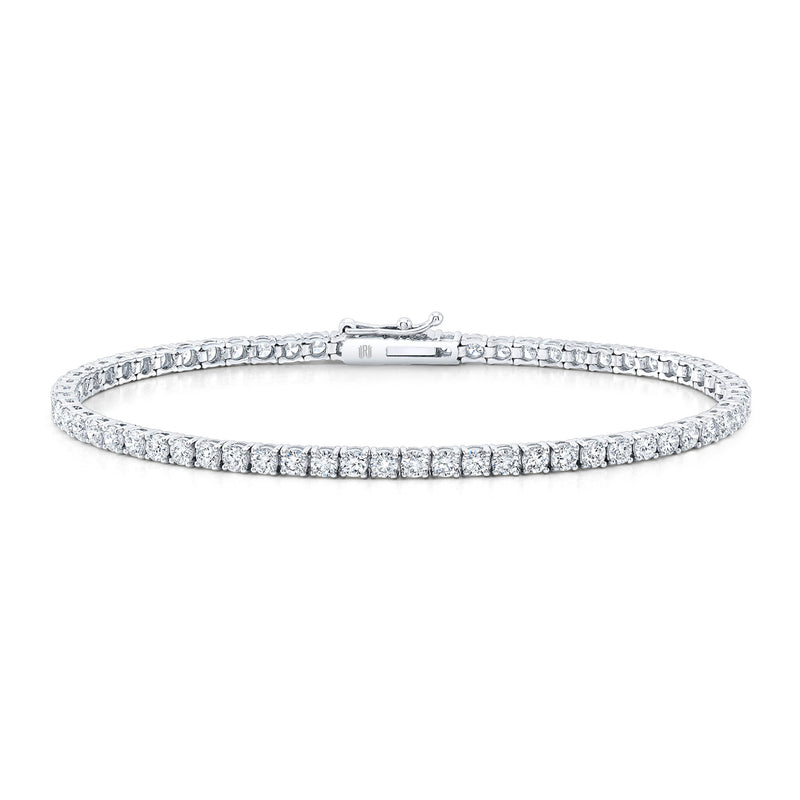 Rahaminov Diamonds 18K White Gold Line Bracelet