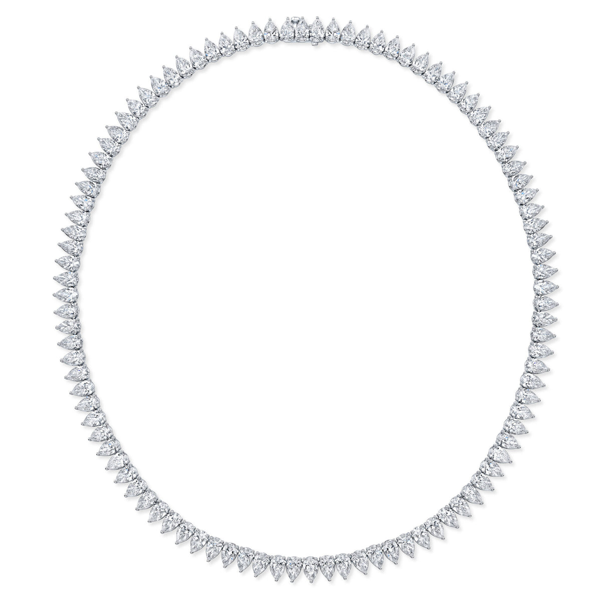 Rahaminov Diamonds Pear Shape Choker