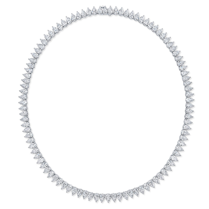 Rahaminov Diamonds Pear Shape Choker