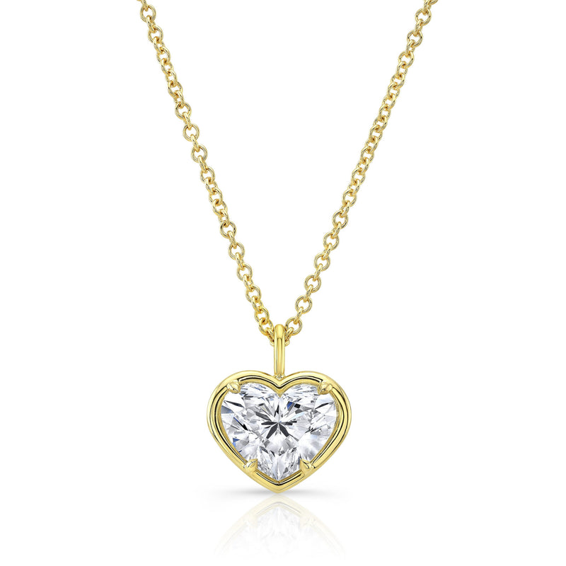 Rahaminov Diamonds Heart Diamond Necklace