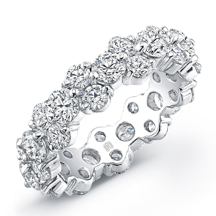 Rahaminov Diamonds Offset Ring