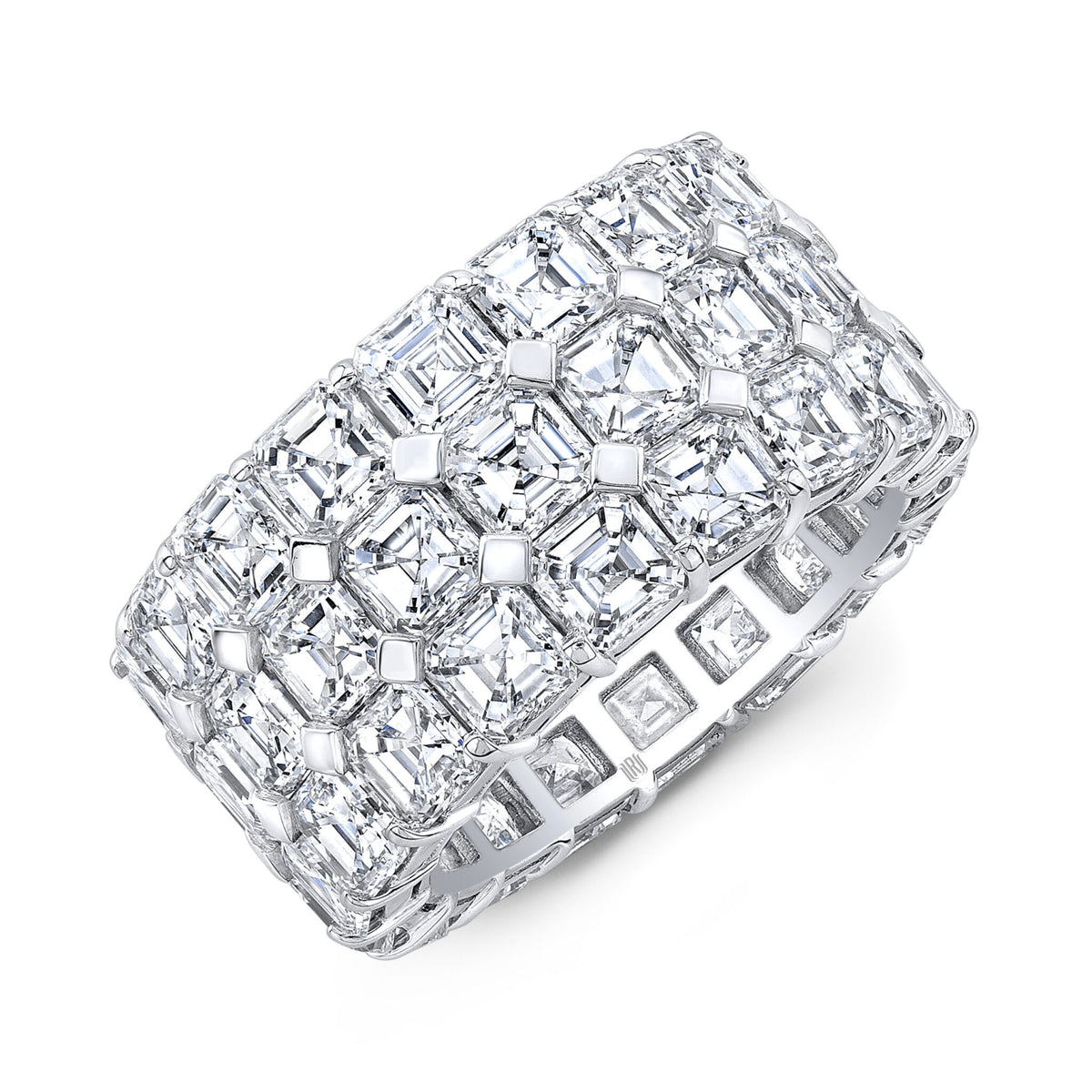 Rahaminov Diamonds 3 Row Band
