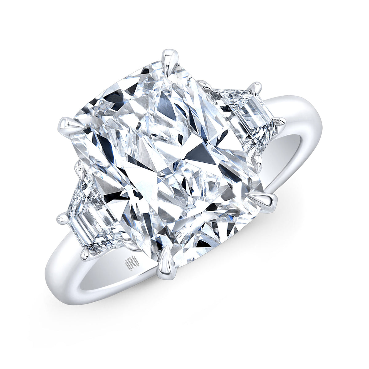 Rahaminov Diamonds Cushion Cut Ring