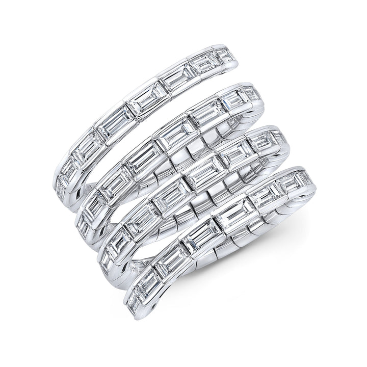 Rahaminov Diamonds Coil Ring
