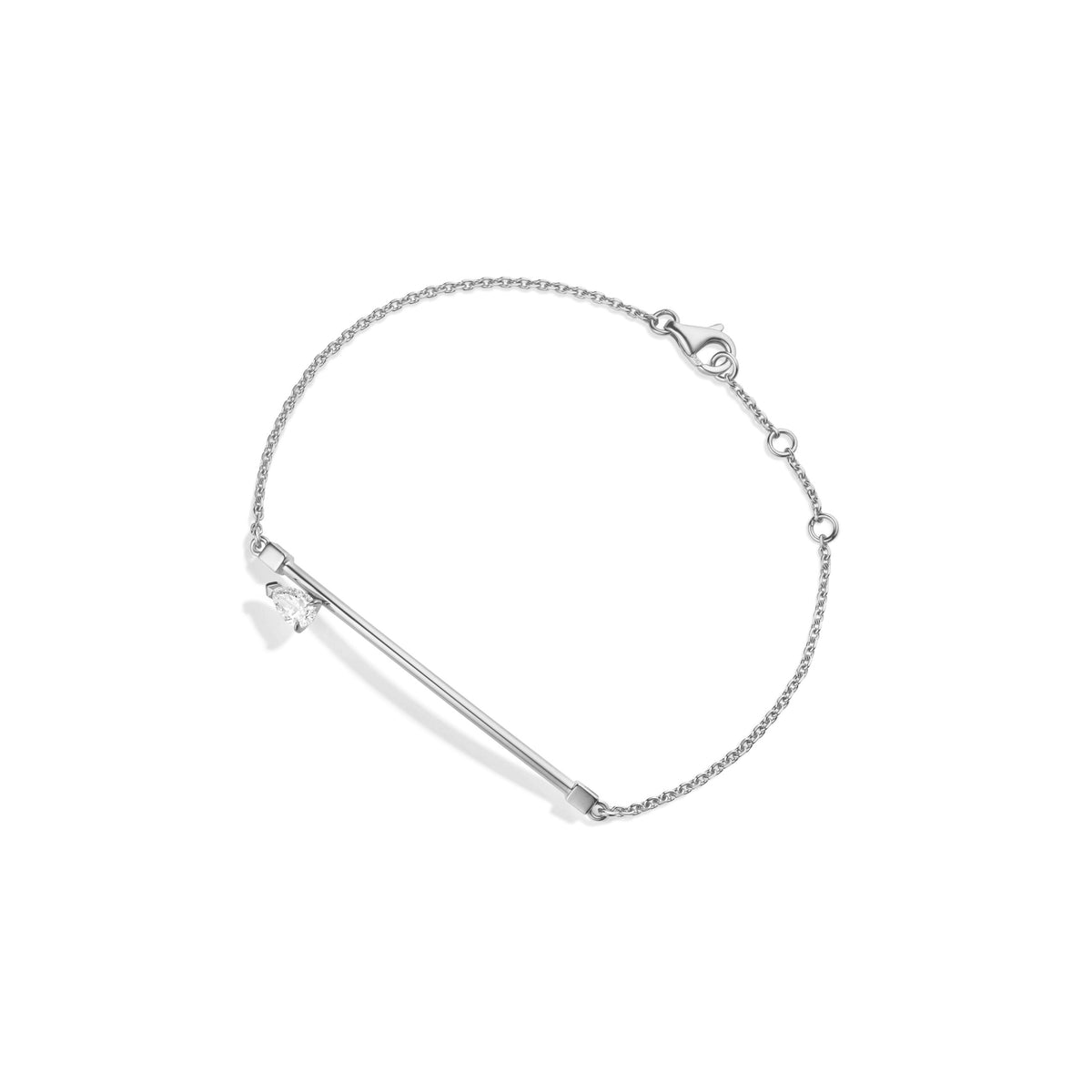 Repossi Serti Sur Vide White Gold Bracelet