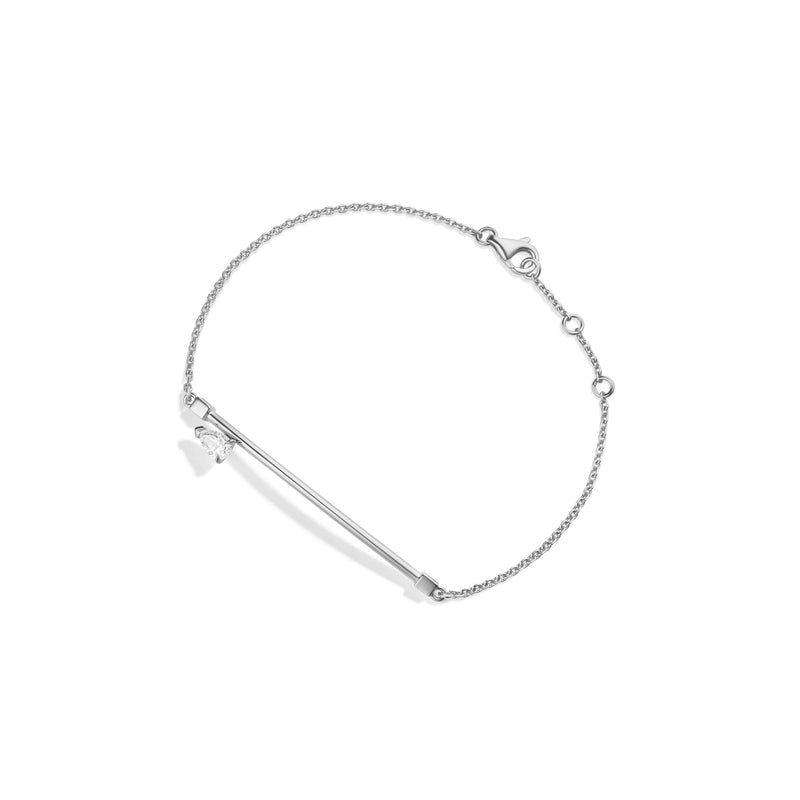 Repossi Serti Sur Vide White Gold Bracelet
