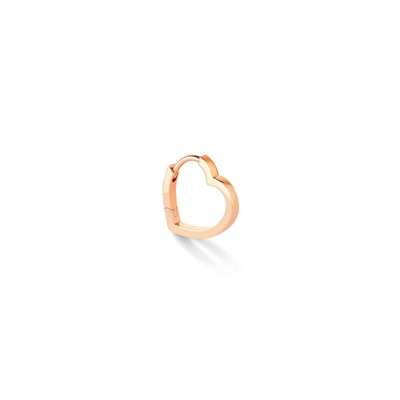 Repossi Small Pink Gold Heart Antifer Earring
