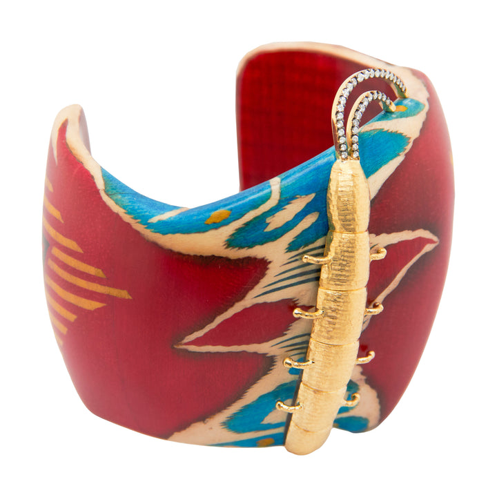 Silvia Furmanovich Marquetry Butterfly Bracelet