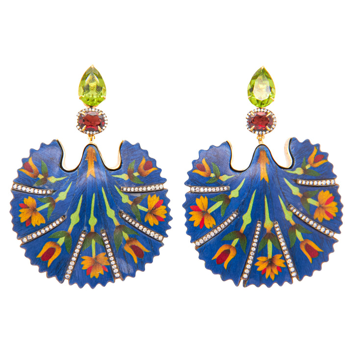 Silvia Furmanovich Silk Road Blue Earrings