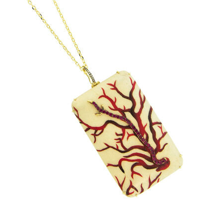 Silvia Furmanovich Red Coral Necklace