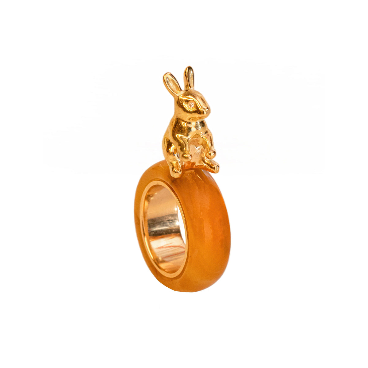 Silvia Furmanovich Agate Rabbit Ring