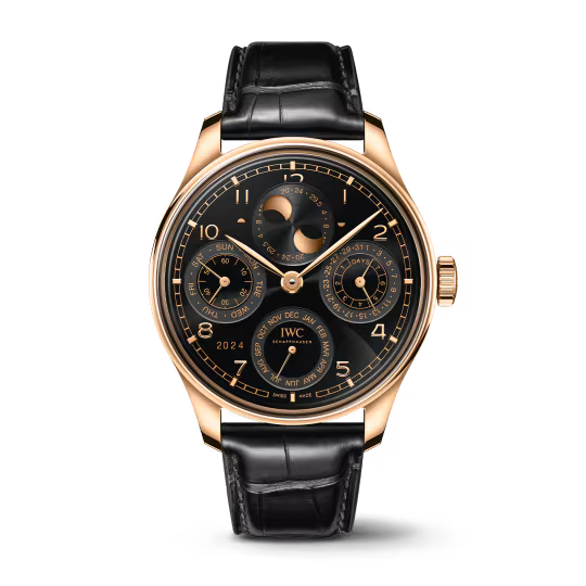 IWC Portugieser Perpetual Calendar 44-Black Alligator