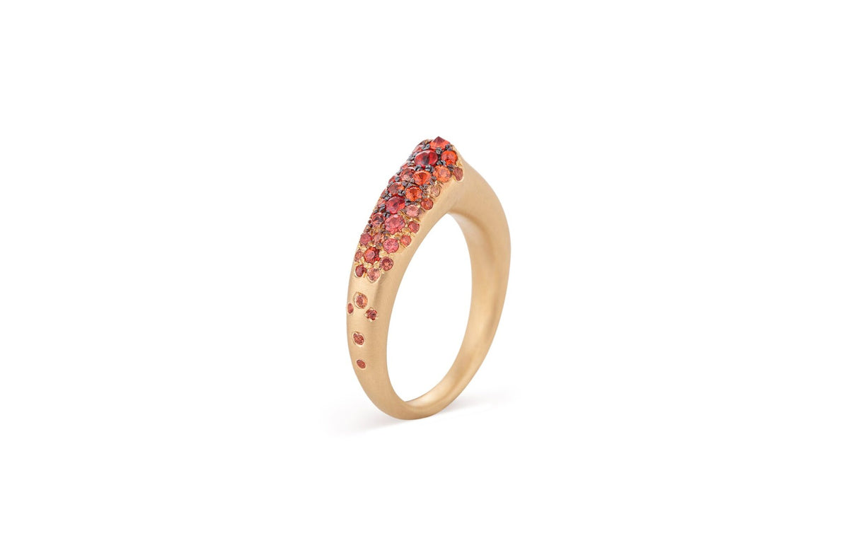 Nada Ghazal The Arch Happiness Stripe Small Ring