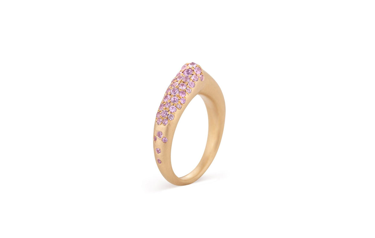 Nada Ghazal The Arch Self Love Stripe Small Ring