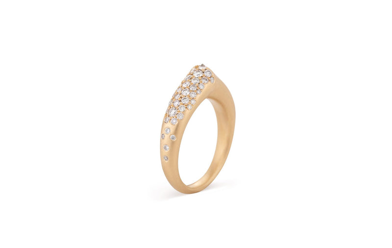 Nada Ghazal The Arch Power Stripe Small Ring