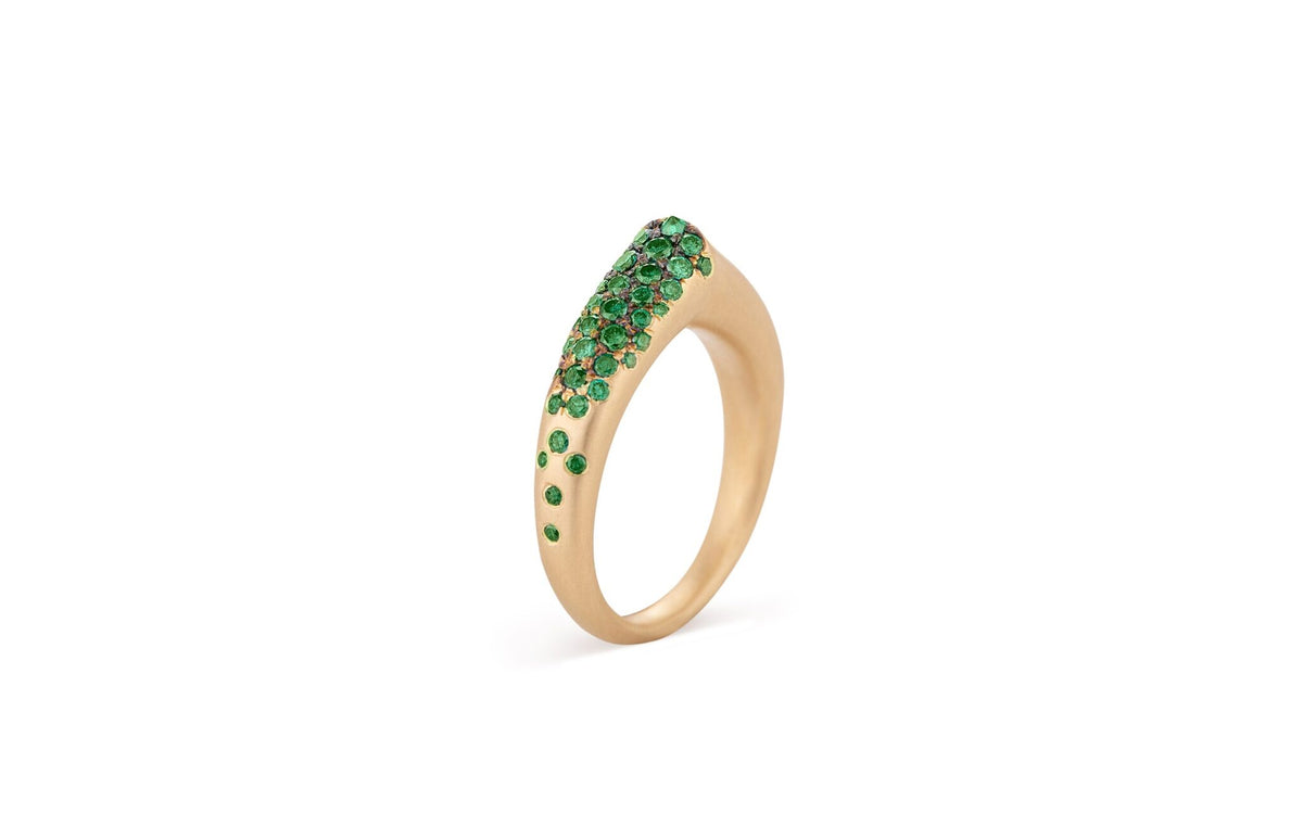 Nada Ghazal The Arch Luck Stripe Small Ring