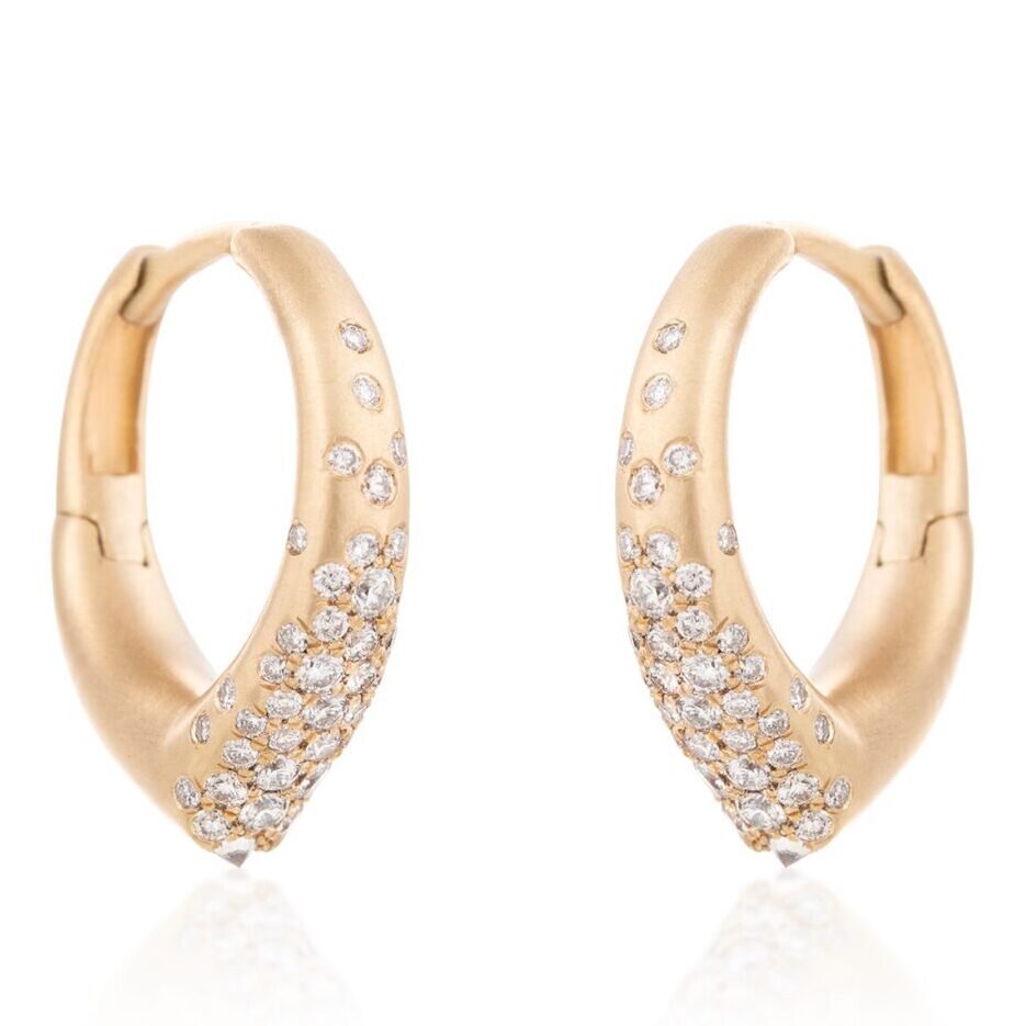 Nada Ghazal The Arch Power Hoop Big Earrings