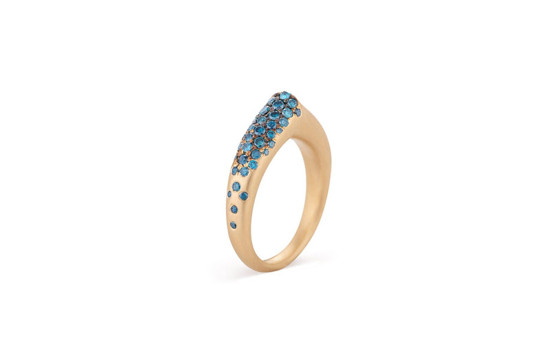 Nada Ghazal The Arch Prosperity Stripe Small Ring