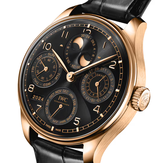 IWC Portugieser Perpetual Calendar 44-Black Alligator