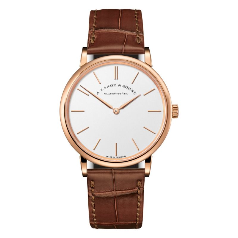 A. Lange & Söhne Saxonia Thin Watch in 18K Pink Gold