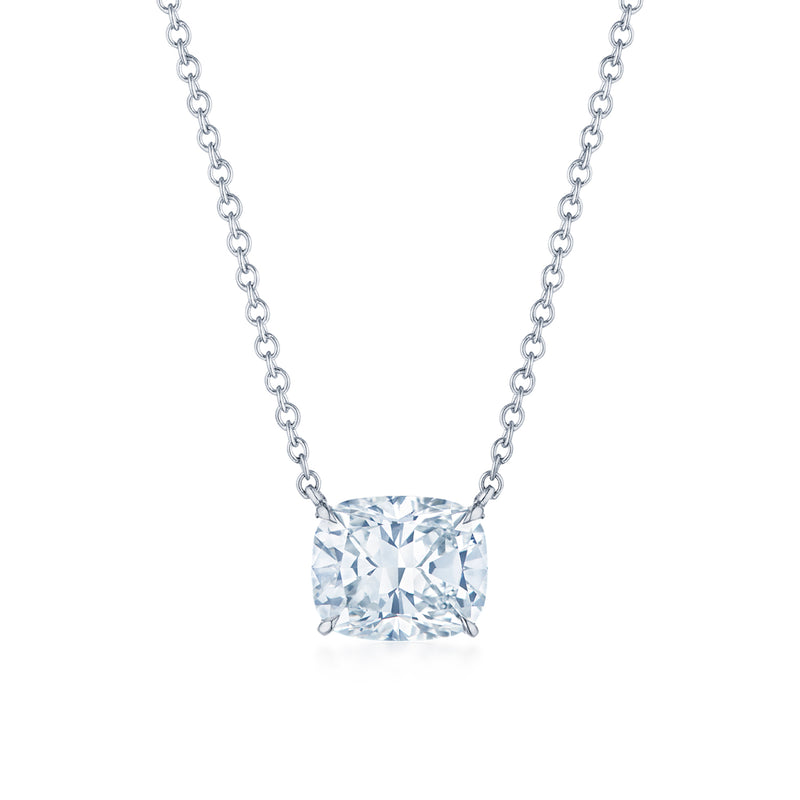 Kwiat Pendant with a Kwiat Cushion Diamond in Platinum, 3.56 Carats