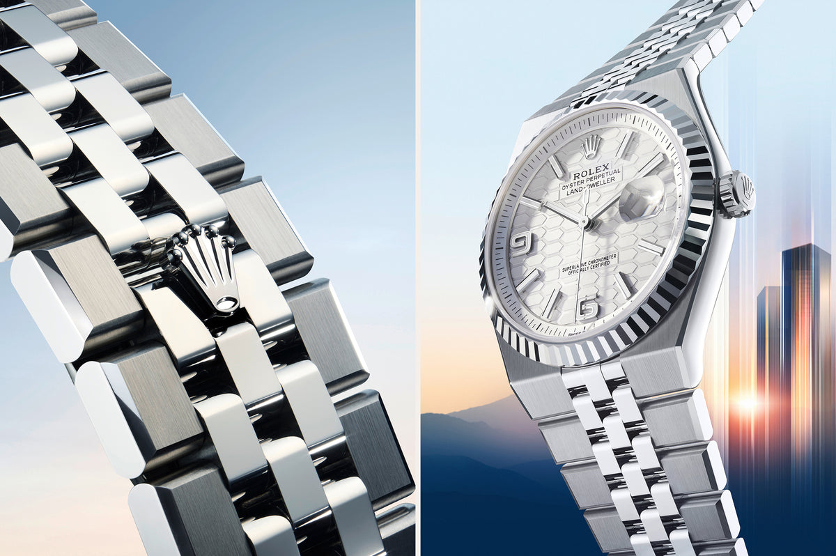 Rolex Land-Dweller – Flat Jubilee bracelet: One with the case