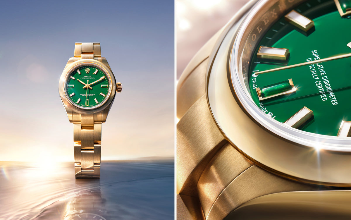 Rolex Oyster Perpetual 28 & 34 – 18 ct yellow gold and 18 ct Everose gold: A unique shine