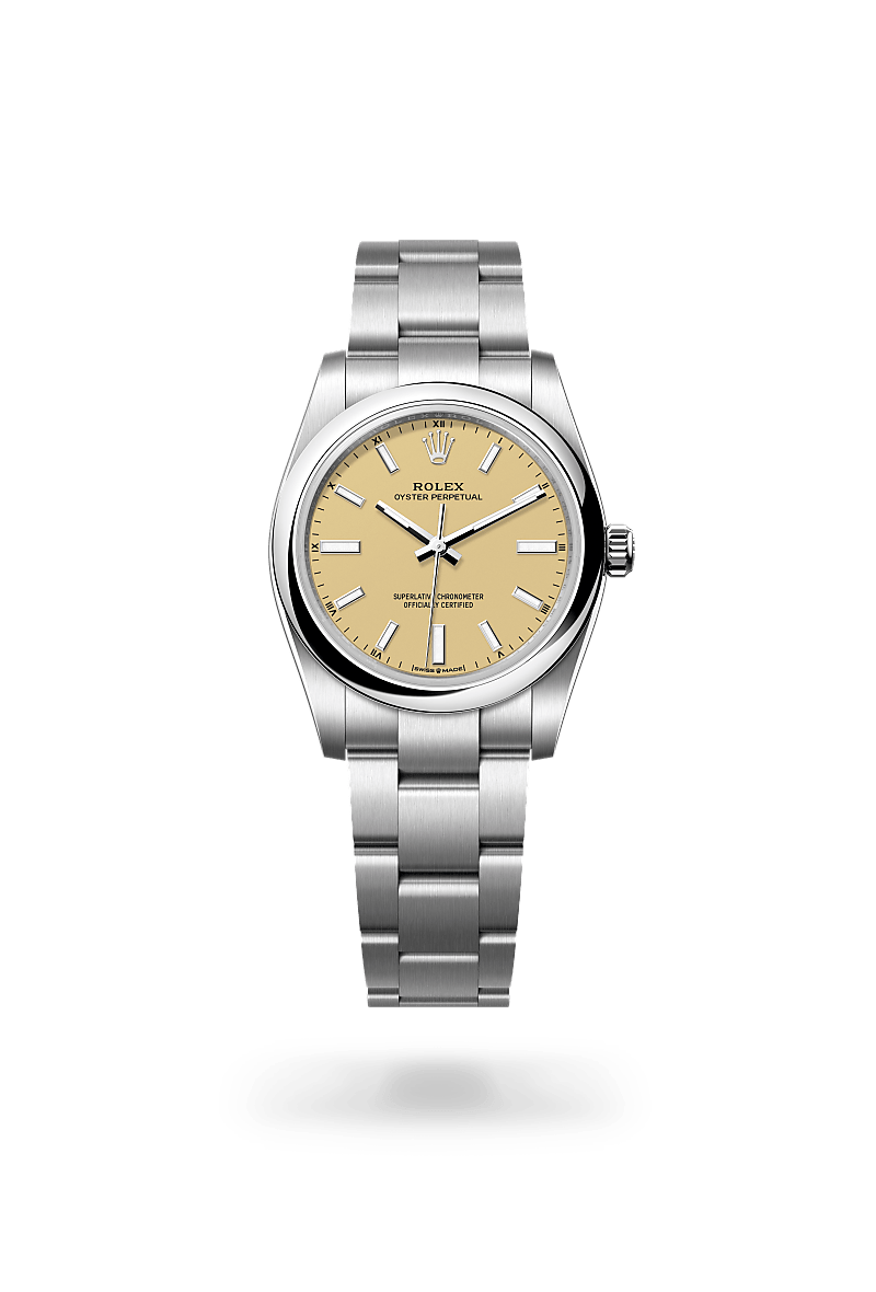 Rolex Oyster Perpetual 34 M124200-0007 – front view