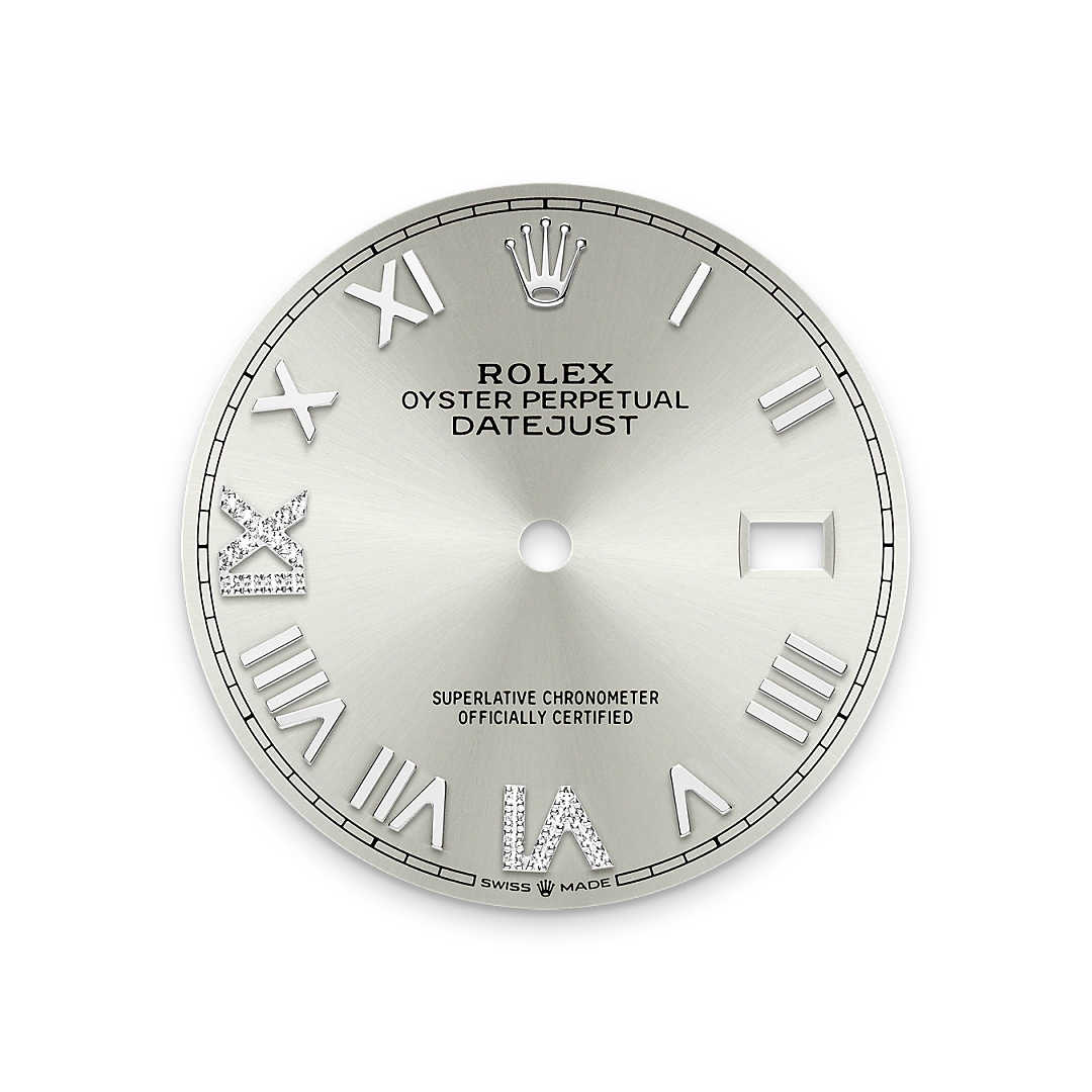 Silver dial