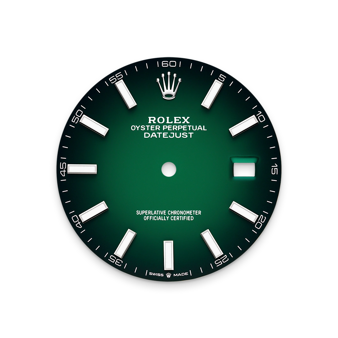 Green ombré dial