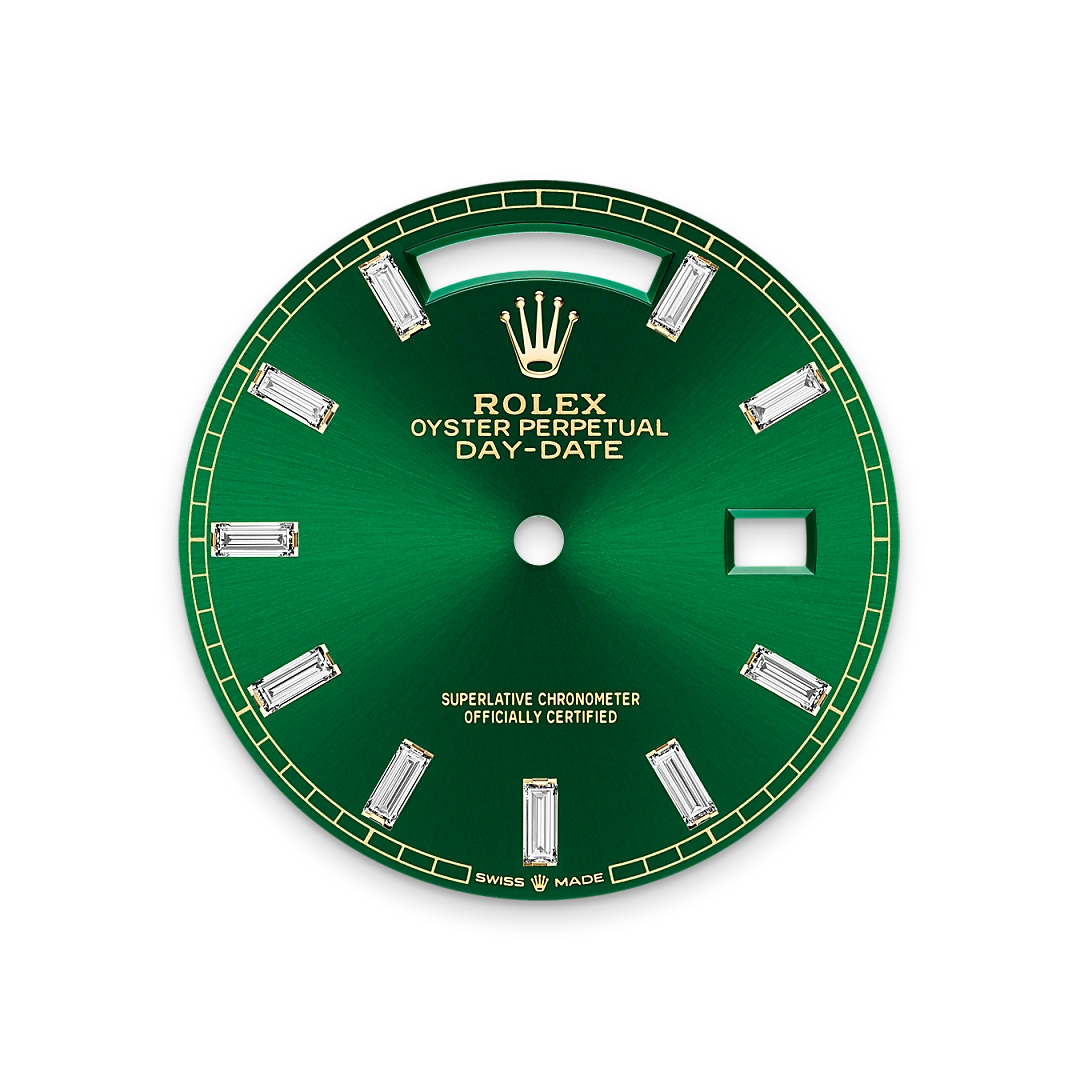 Bright green dial