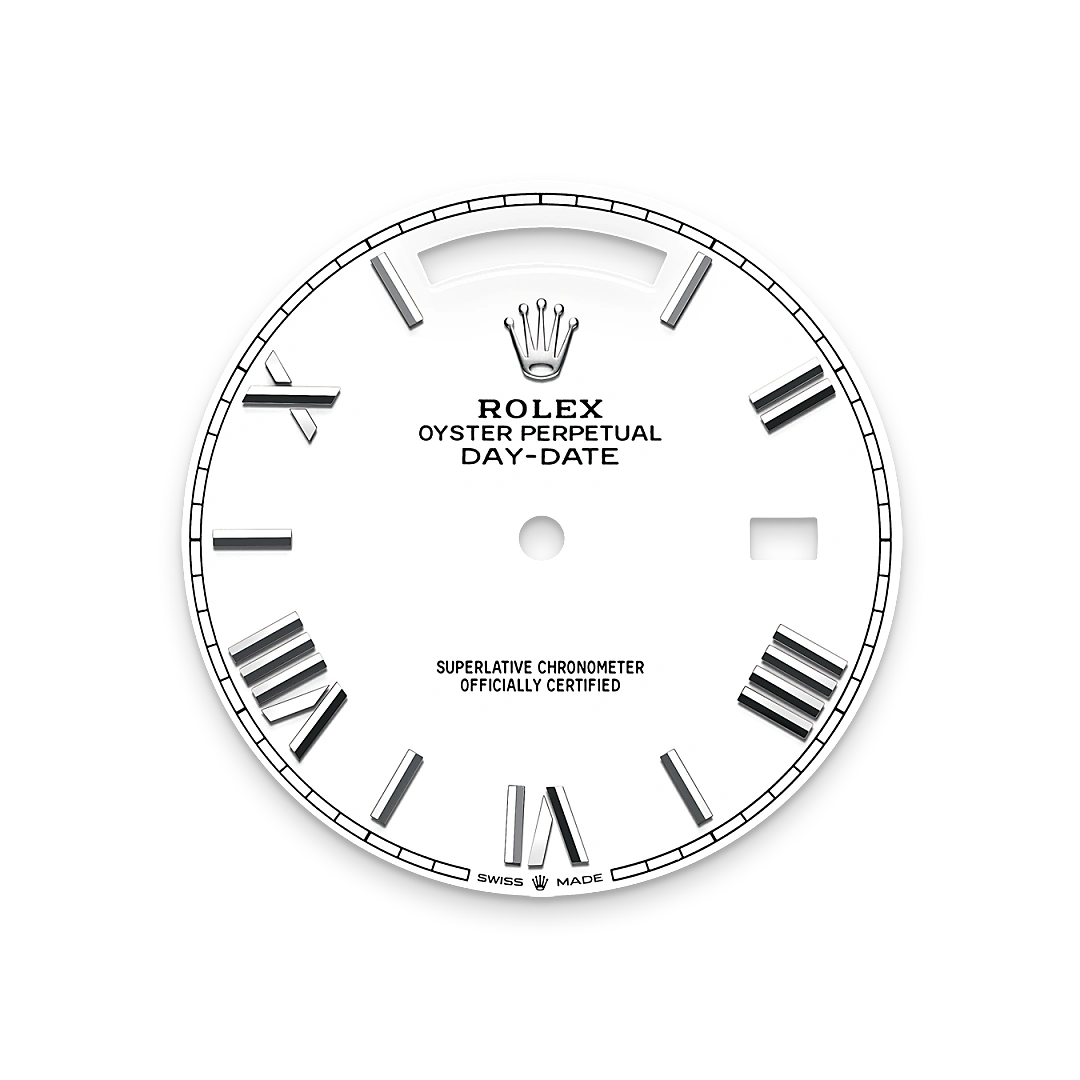 White dial